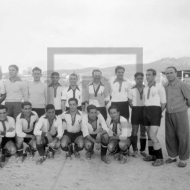 Jogadores do Vitória Sport Club. Campo da Amorosa